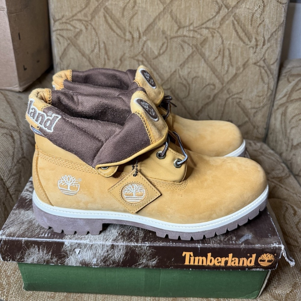 TIMBERLAND PREMIUM WATERPROOF SHORT WHEAT BOOT MENS SIZE 11 M - Picture 4 of 8